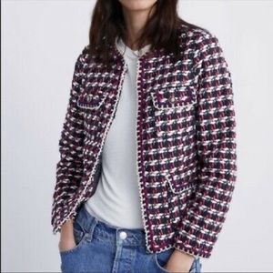 Zara Tweed Jacket SZ Small